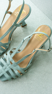 Sandalo Ester Azzurro Polvere