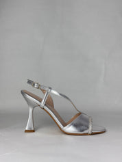 Sandalo Cinderella argento