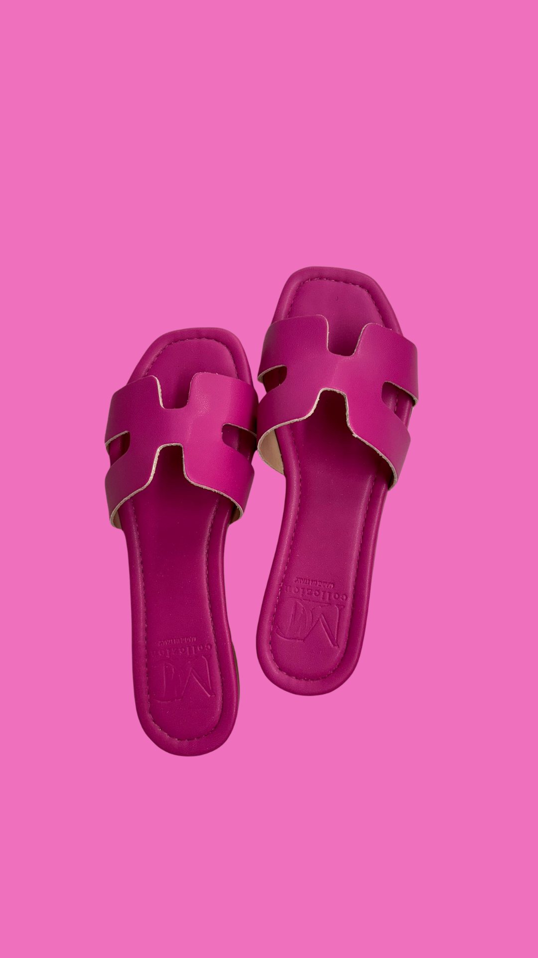 Lolly fuxia in pelle