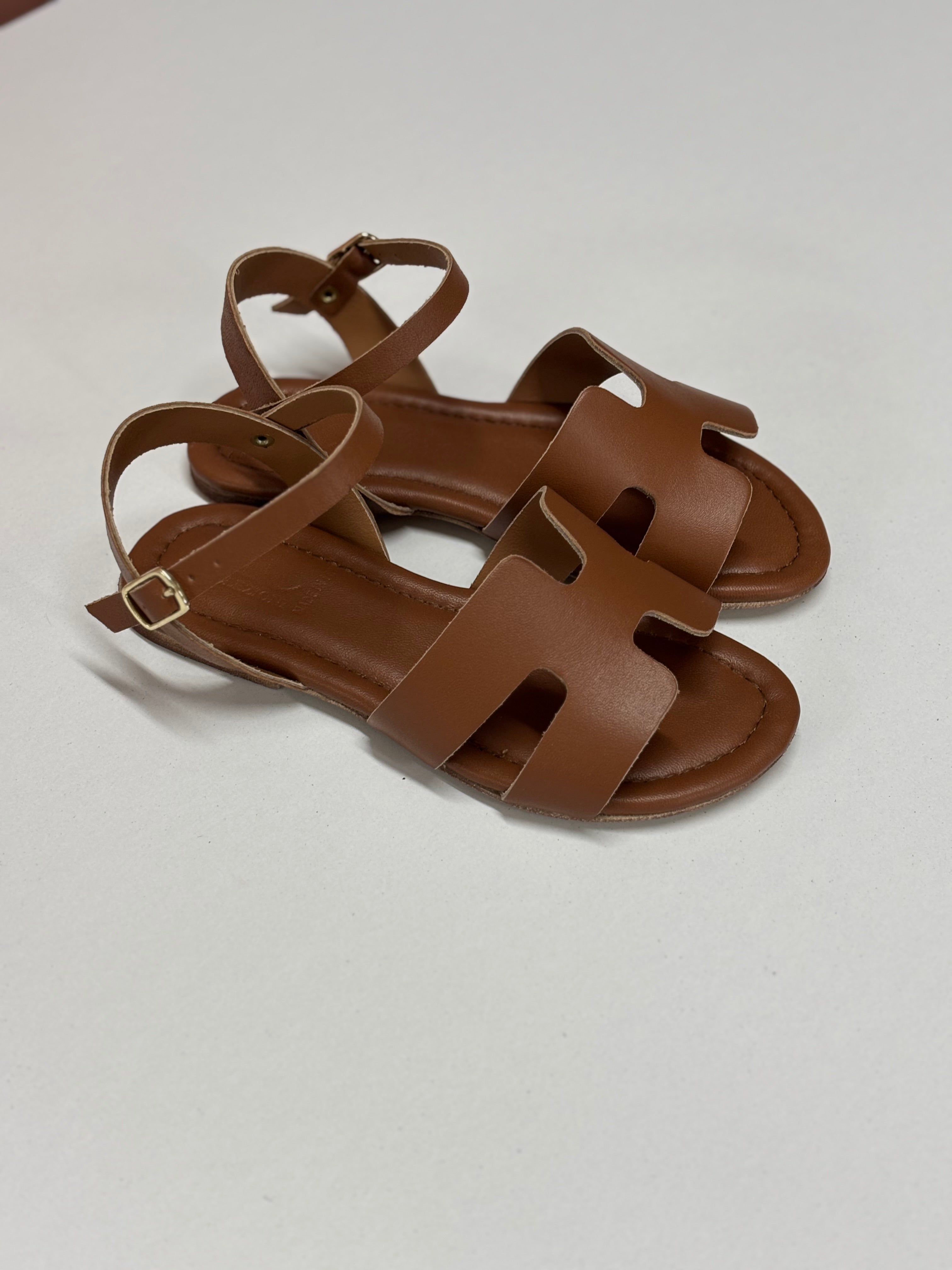 Santorini baby cuoio