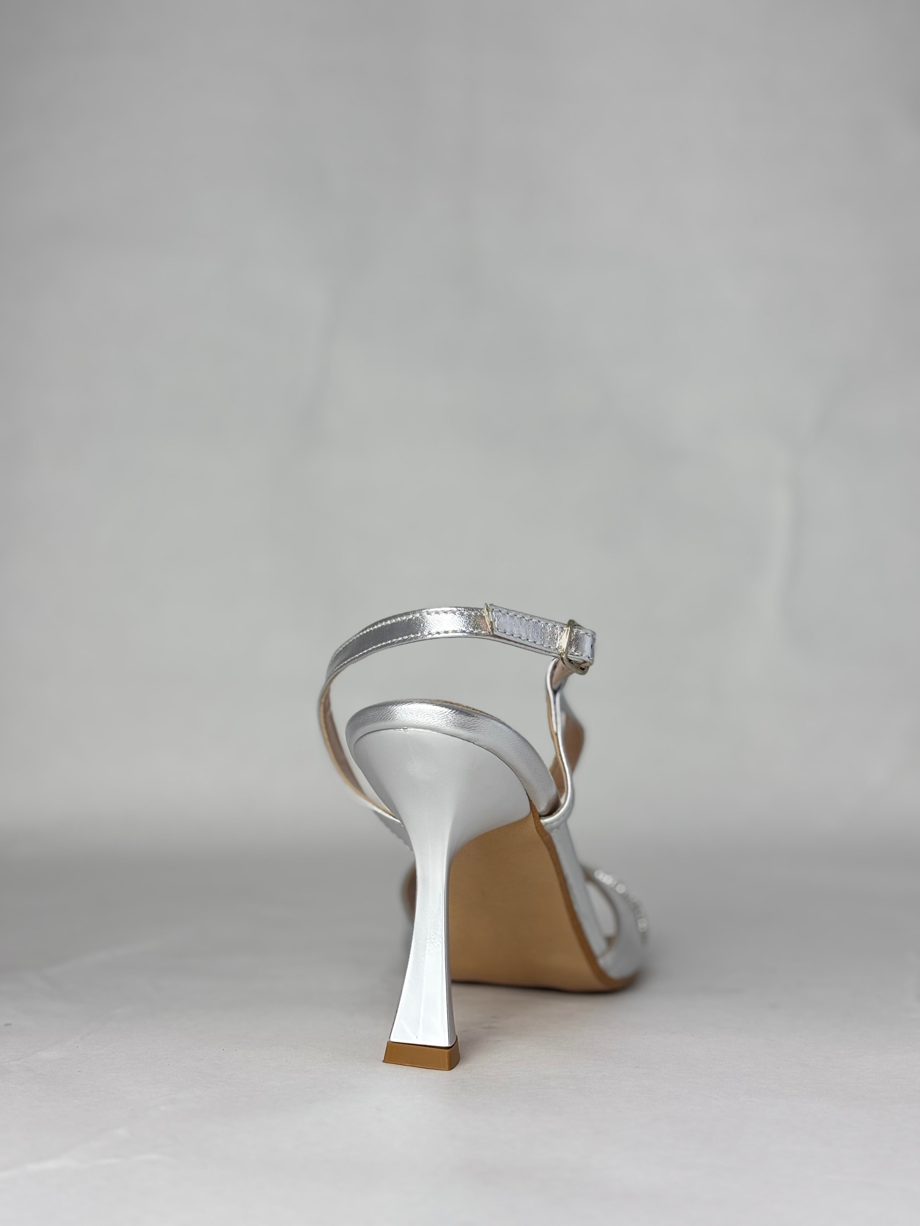 Sandalo Cinderella argento
