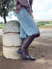 Stivale Elettra marrone