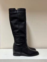 Stivale in pelle nero